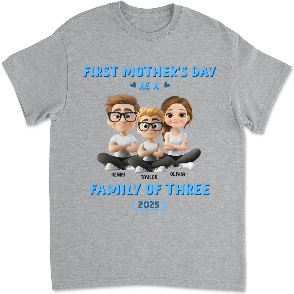 First Mother Day - Personalized Custom Shirt - Image 7