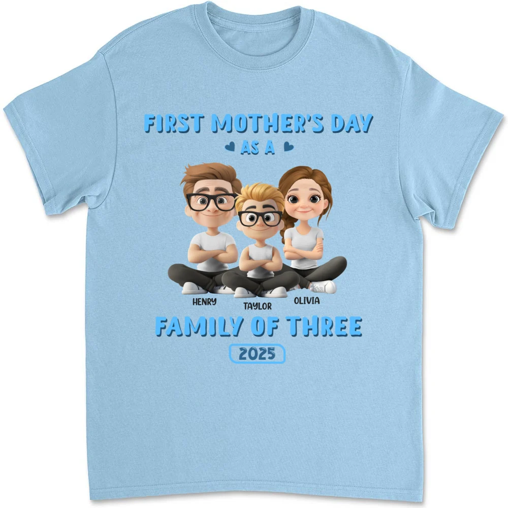 First Mother Day - Personalized Custom Shirt - Image 8