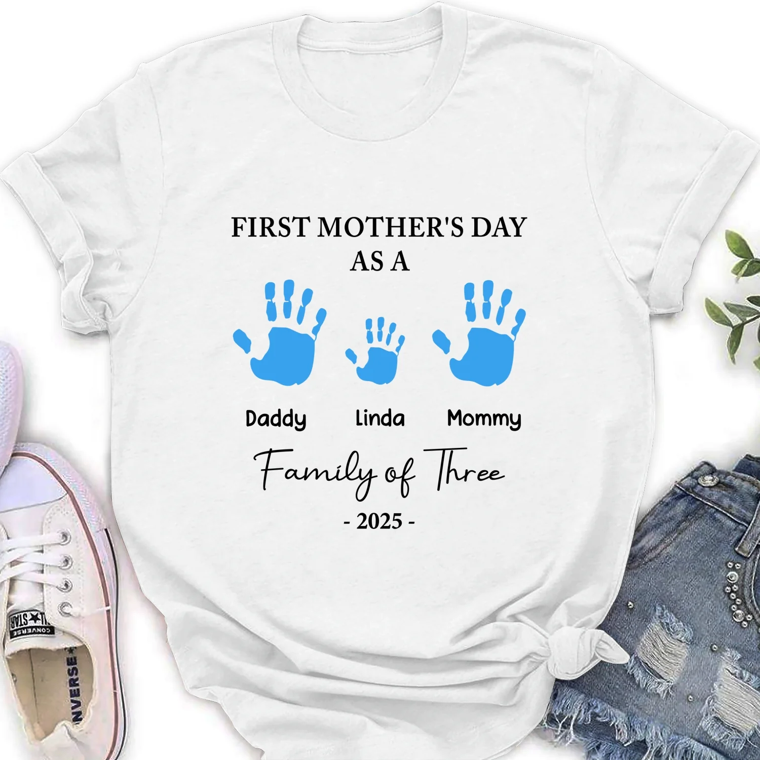 First Mother Day - Personalized Custom Shirt - Image 15