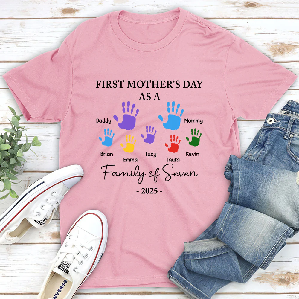 First Mother Day - Personalized Custom Shirt - Image 2