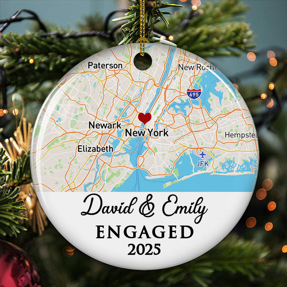 First Year - Personalized Custom Ceramic Ornament - Image 4