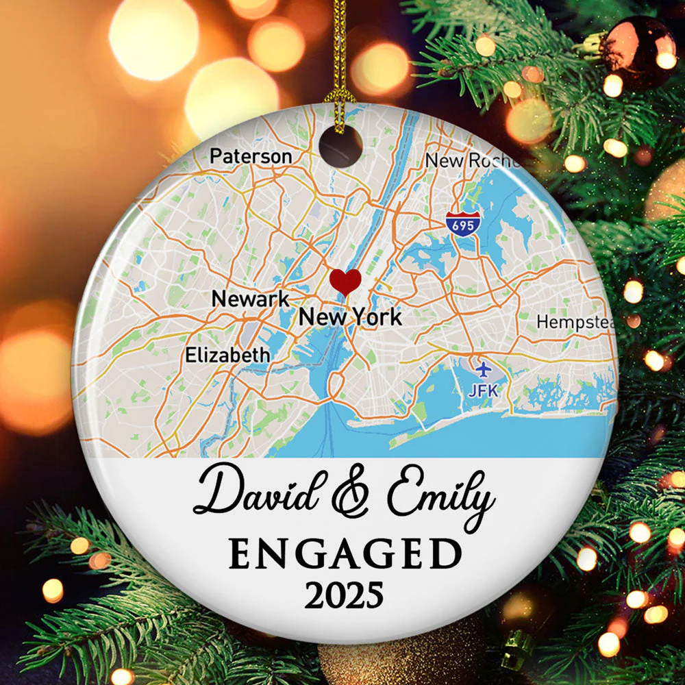 First Year - Personalized Custom Ceramic Ornament - Image 5