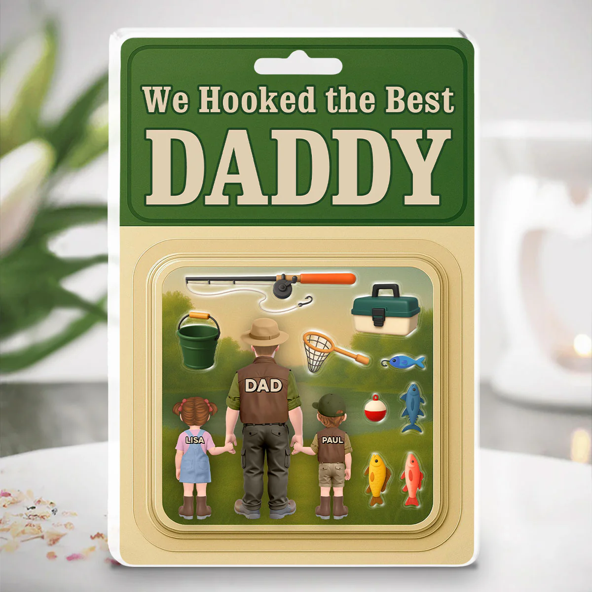 Fishing With Dad - Personalized Custom Acrylic Plaque - Image 4