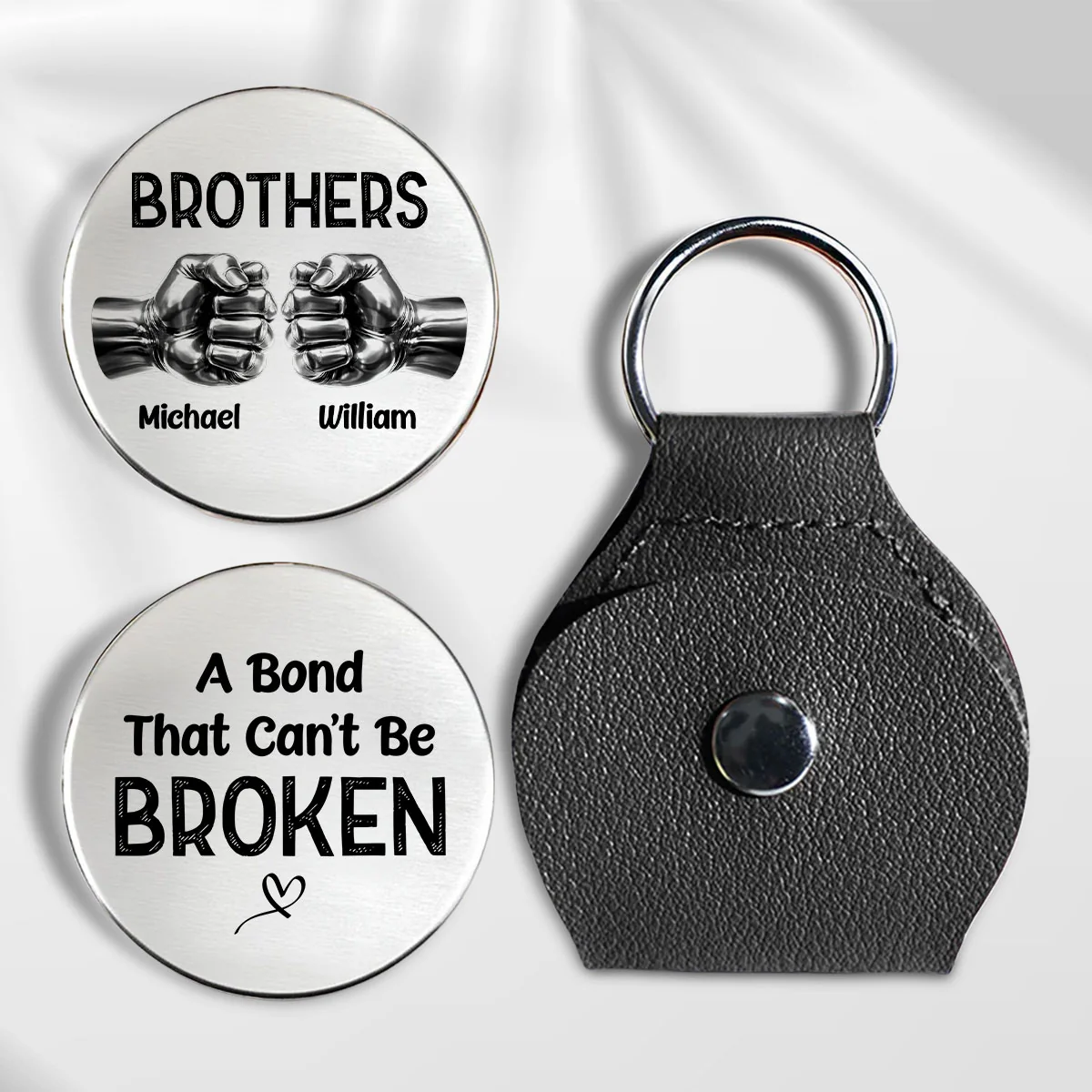 Fist Bump Brothers - Personalized Custom Pocket Hug