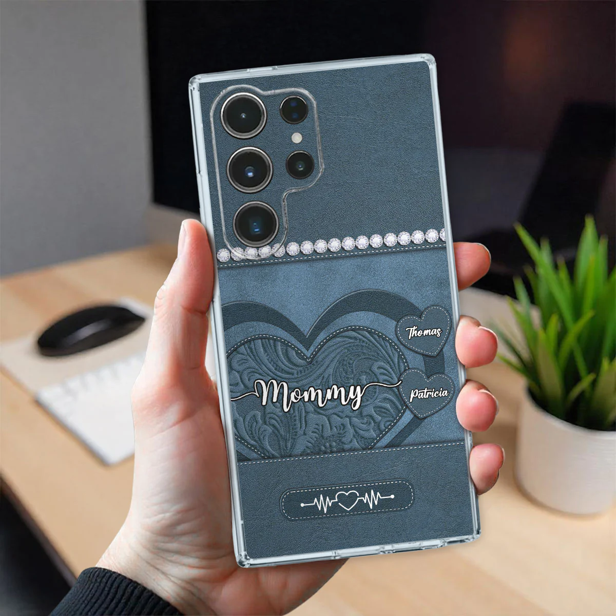 Floral Heart - Personalized Custom Phone Case - Image 27