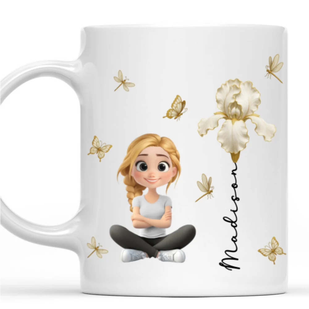 Floral Soul - Personalized Custom Coffee Mug - Image 7