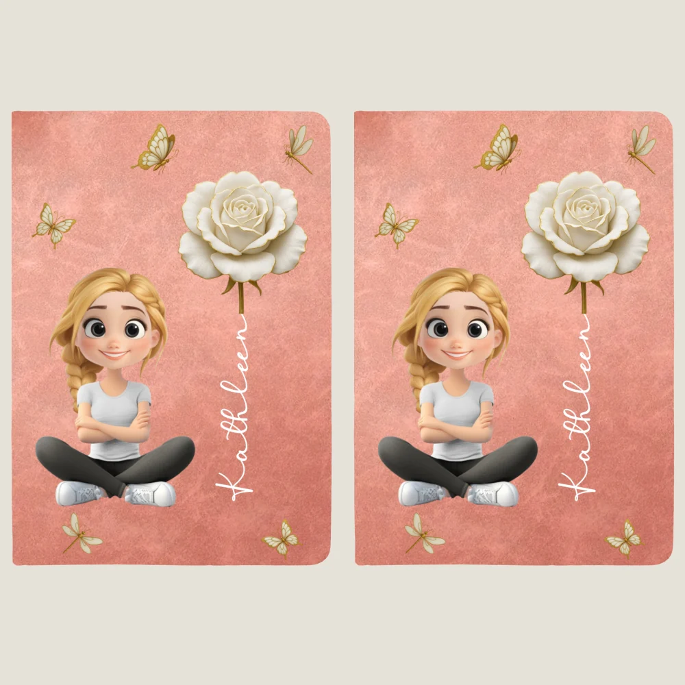 Floral Soul - Personalized Custom Leather Journal - Image 10