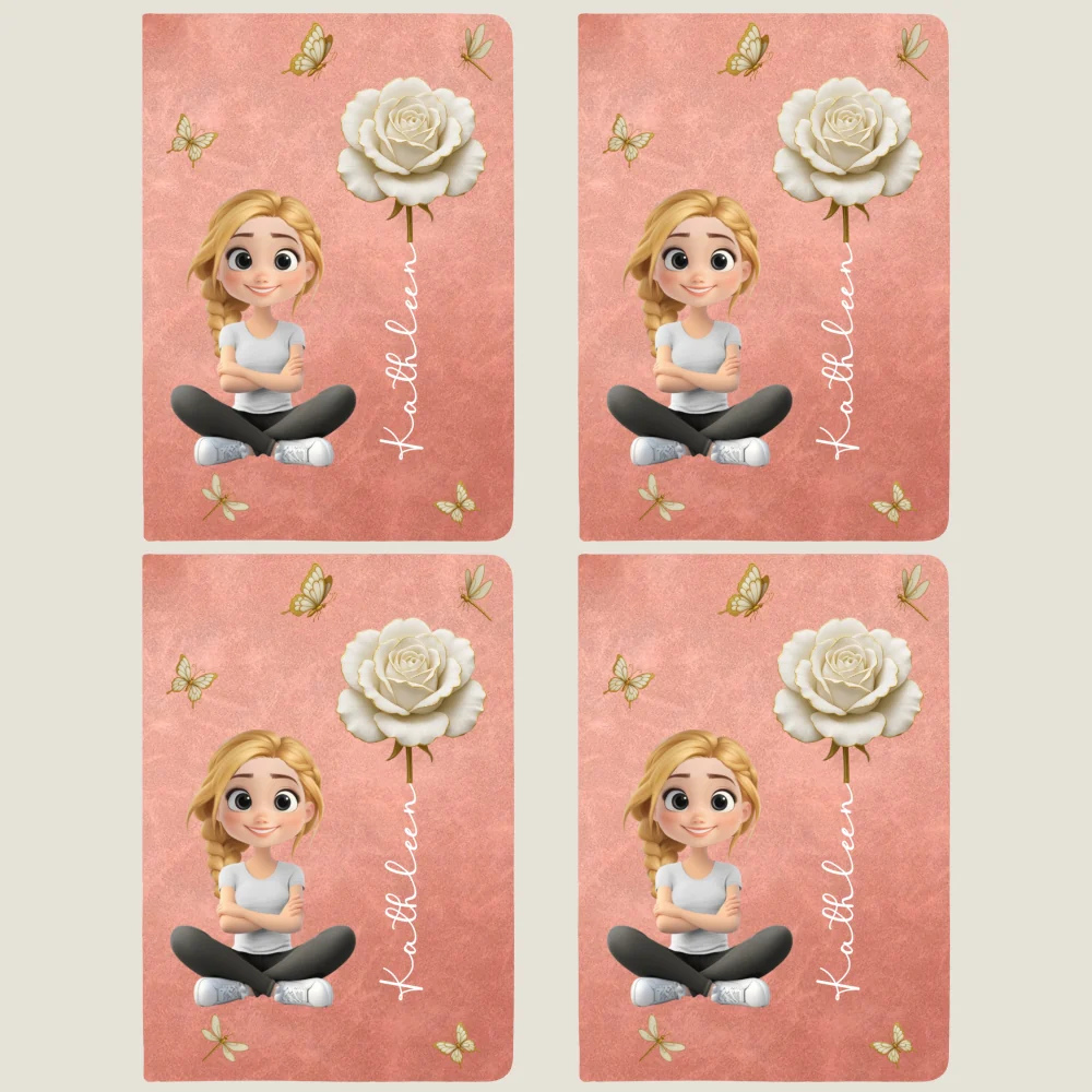 Floral Soul - Personalized Custom Leather Journal - Image 12