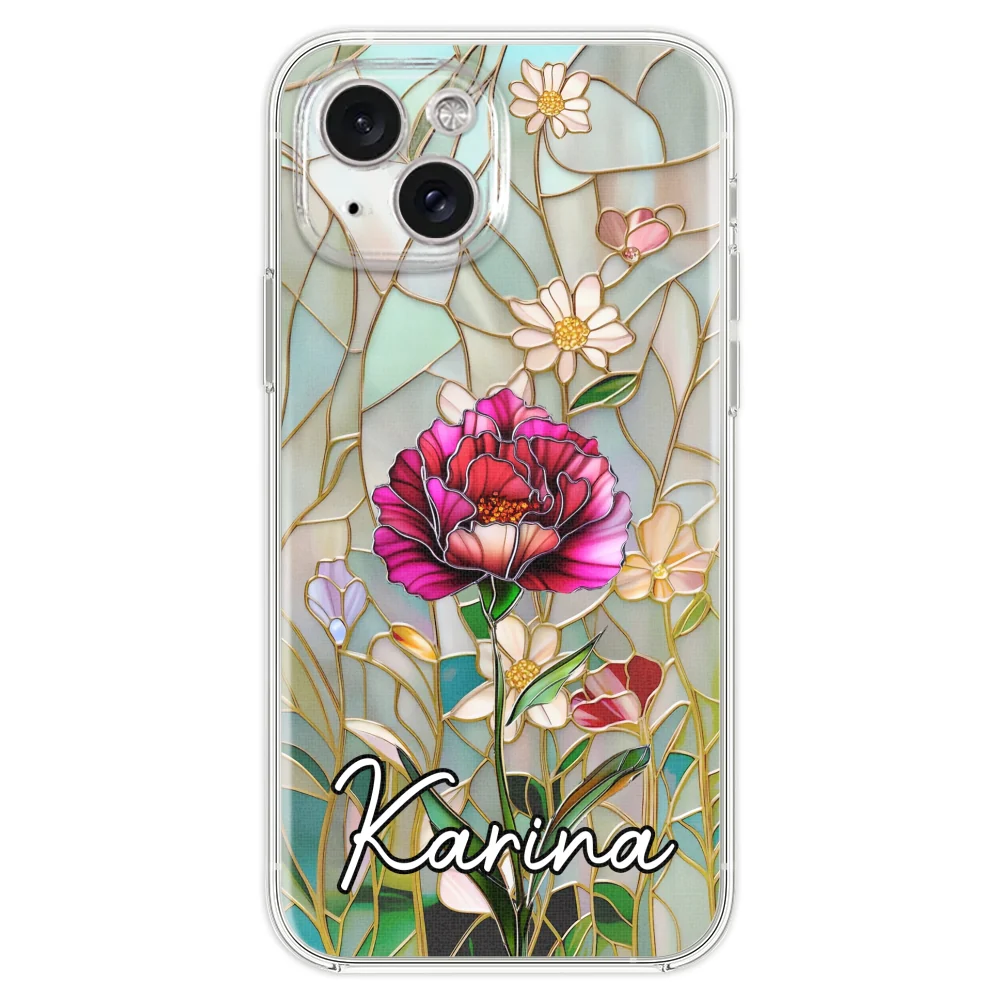 Floral Stained - Personalized Custom Phone Case - Image 20
