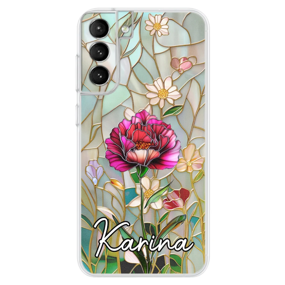 Floral Stained - Personalized Custom Phone Case - Image 27