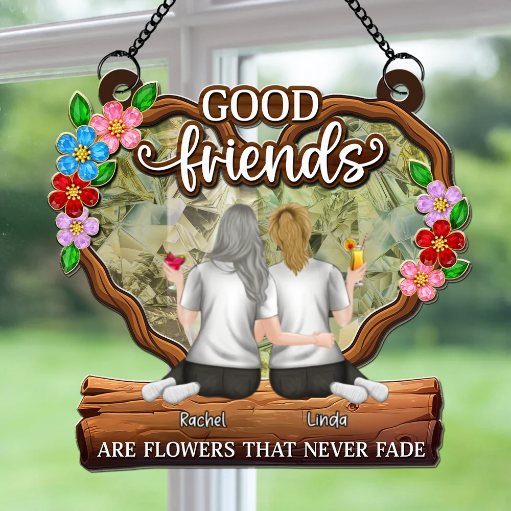 Flowers That Never Fade - Personalized Custom Suncatcher - Image 6