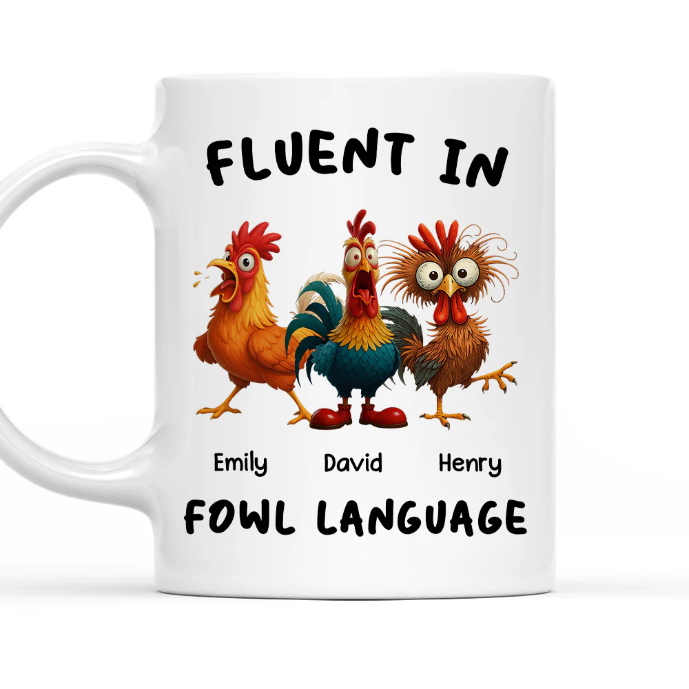 Fluent In - Personalized Custom Coffee Mug