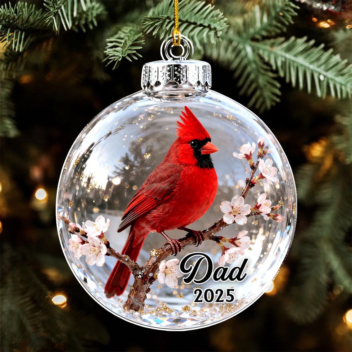 Fly Beside You Everyday - Personalized Custom Acrylic Ornament
