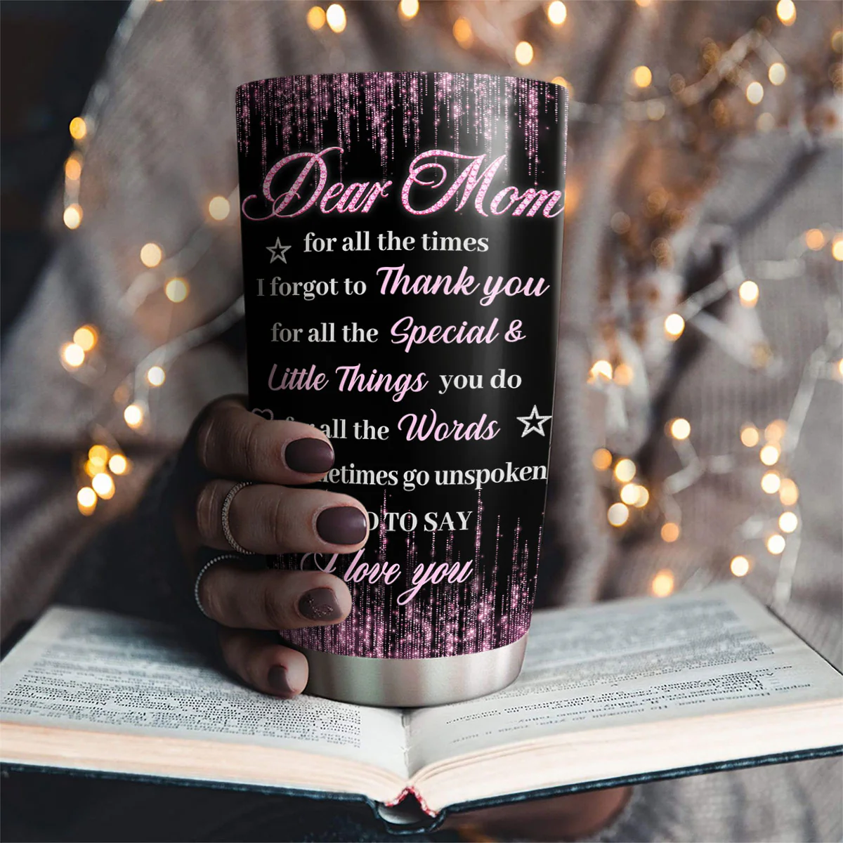 For All The Special And Little Thing - Personalized Custom Tumbler - Image 3