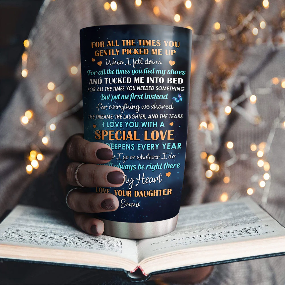 For All The Time - Personalized Custom Tumbler - Image 2