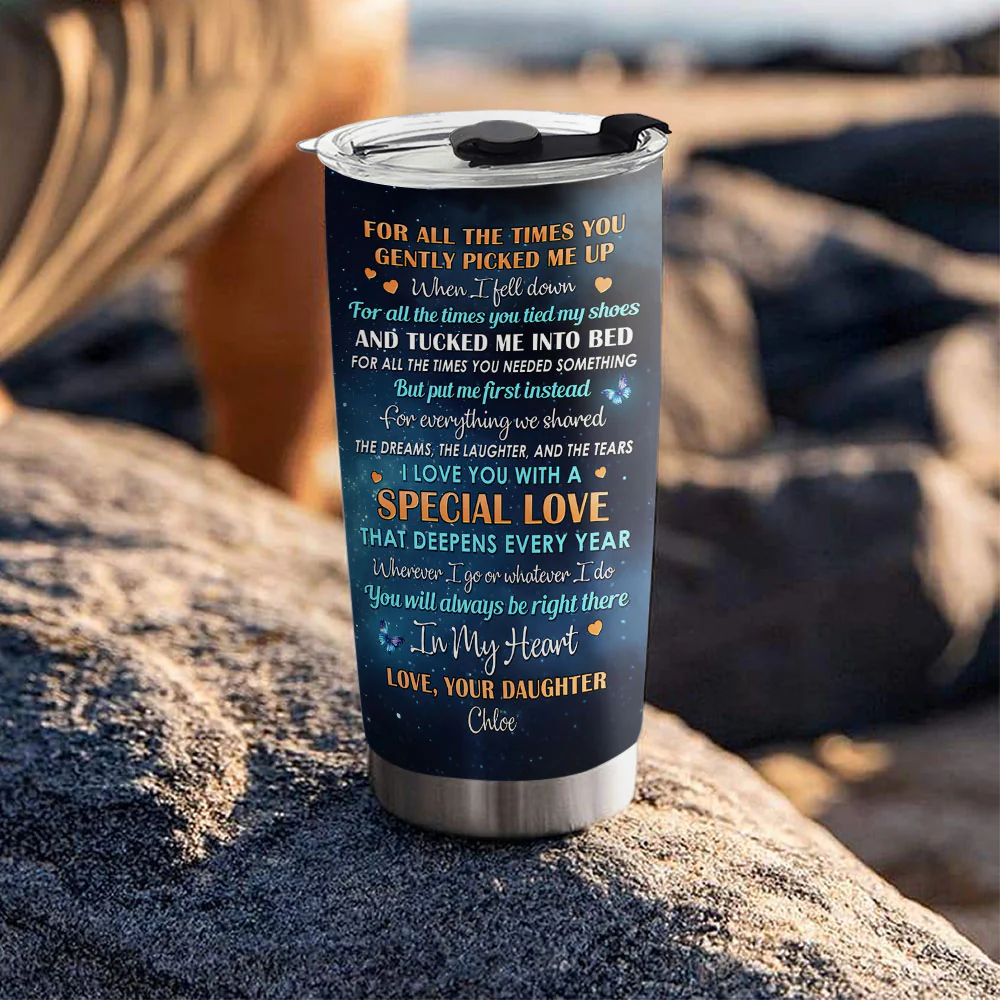 For All The Time - Personalized Custom Tumbler - Image 4