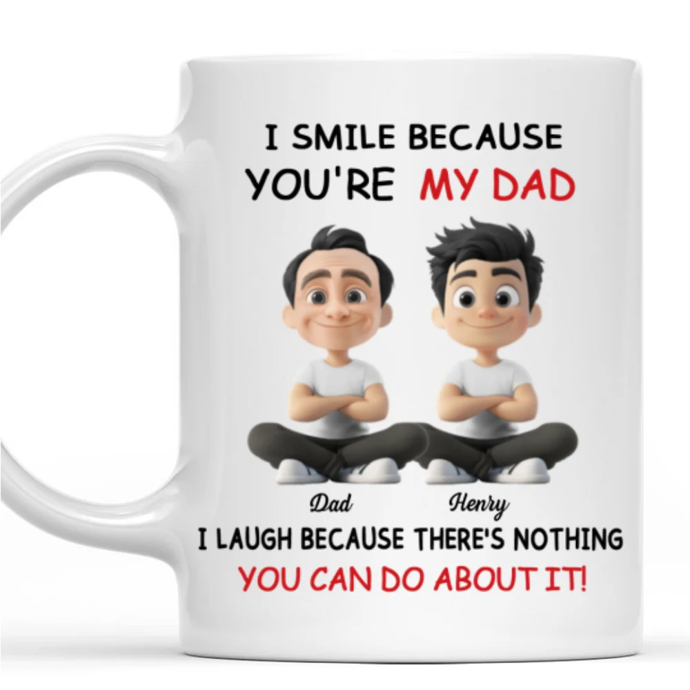 For Daddy - Personalized Custom Coffee Mug - Image 7