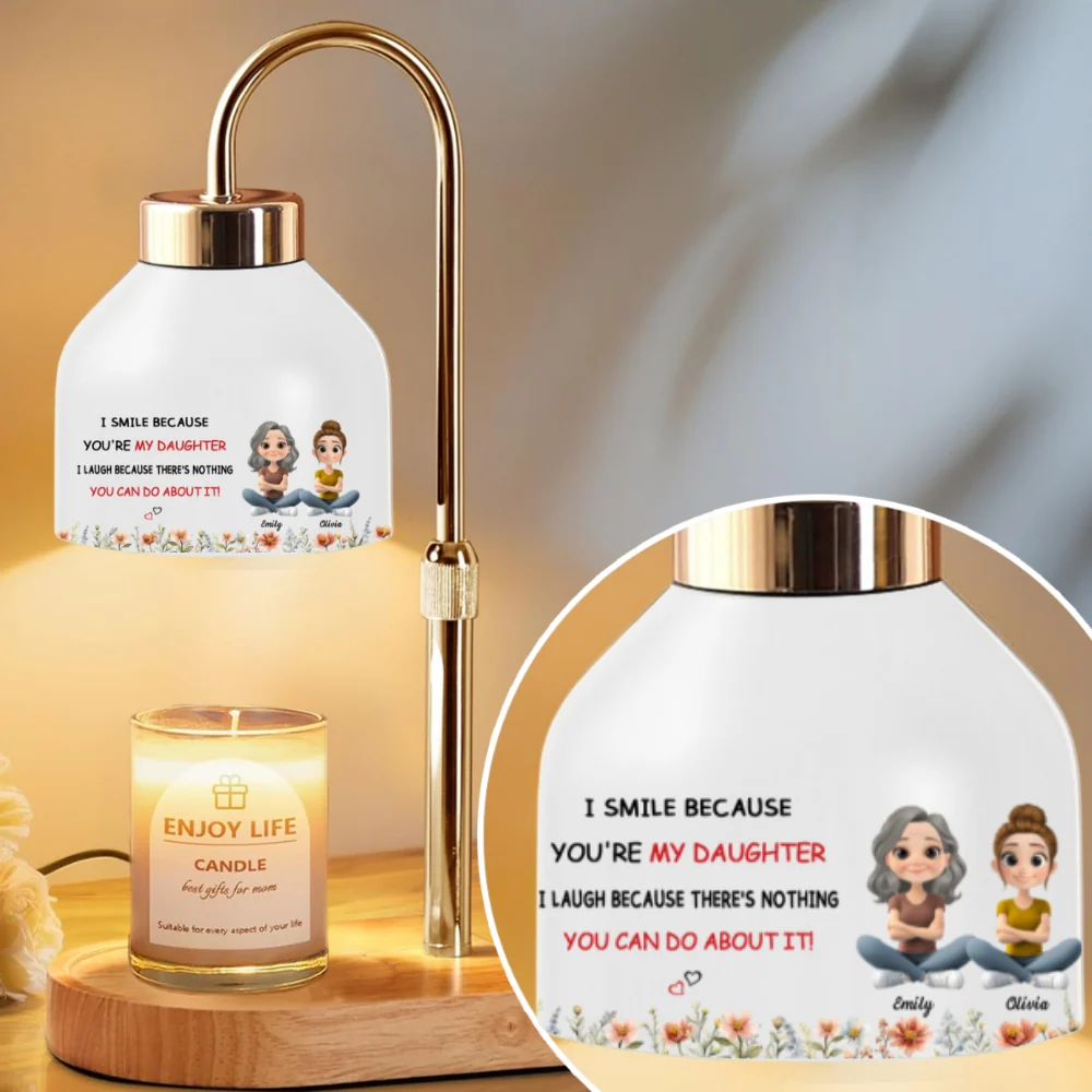 For Daughter - Personalized Custom Candle Warmer Lamp - Image 6