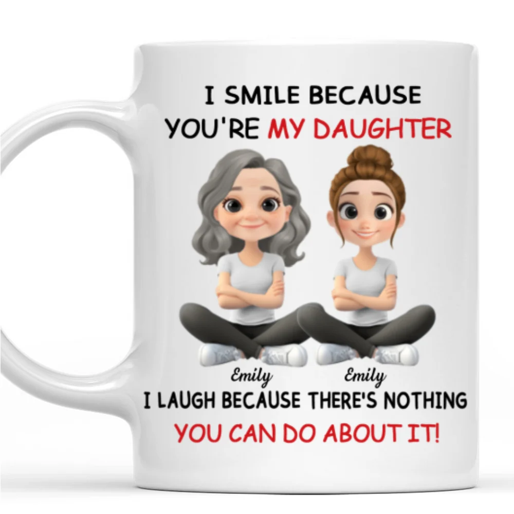 For Daughter - Personalized Custom Coffee Mug - Image 7