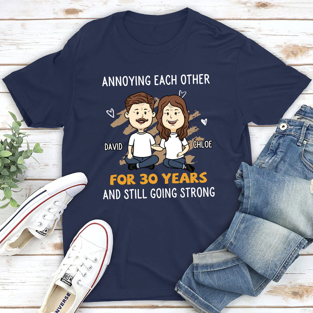 For Many Years - Personalized Custom Classic T-shirt - Image 2