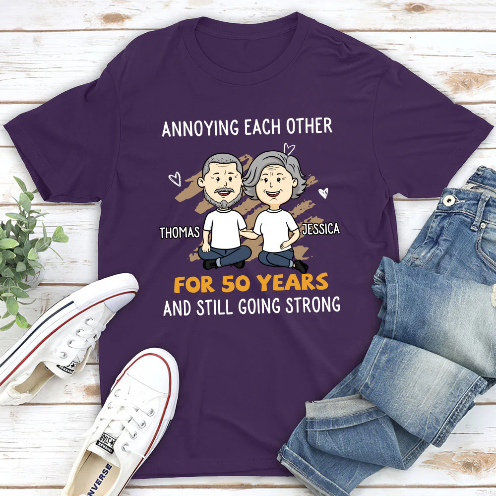 For Many Years - Personalized Custom Classic T-shirt - Image 3