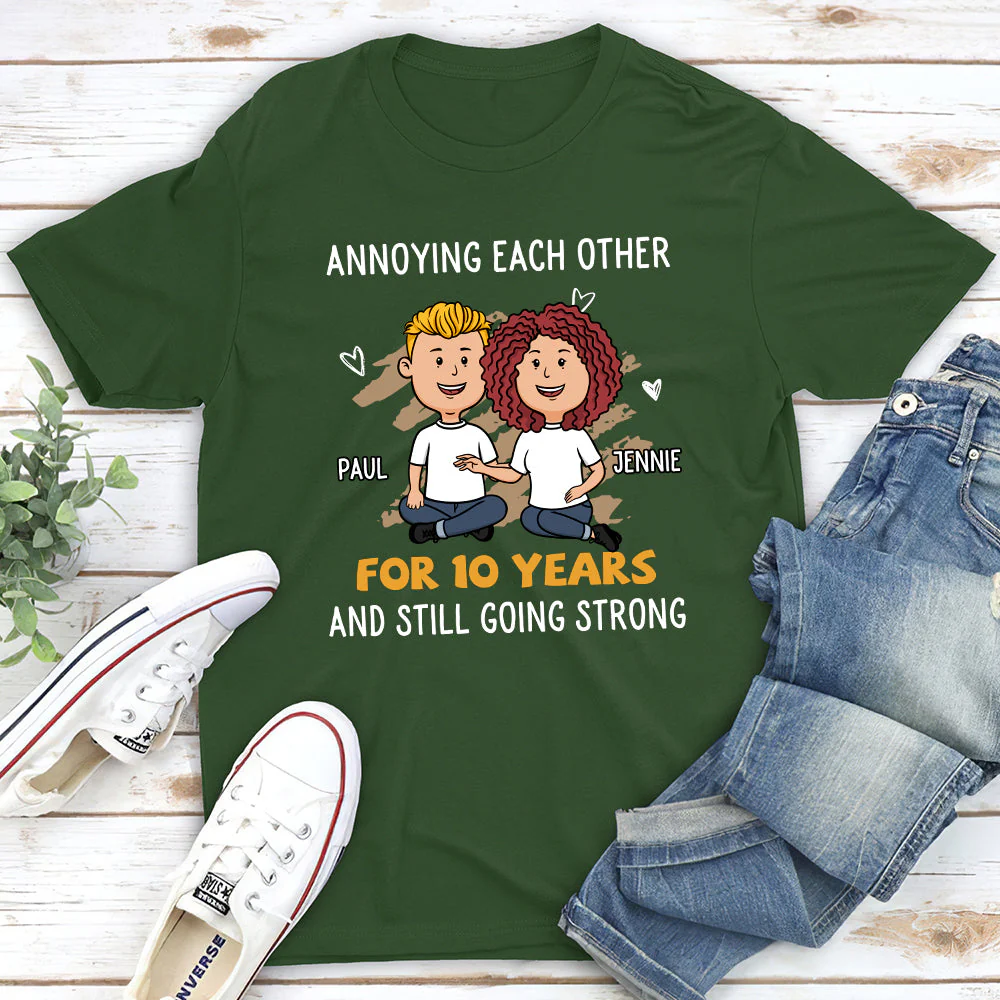 For Many Years - Personalized Custom Classic T-shirt - Image 4