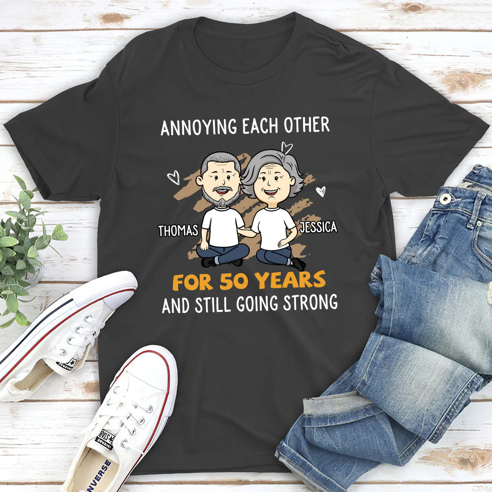 For Many Years - Personalized Custom Classic T-shirt - Image 5