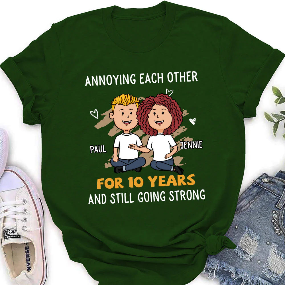 For Many Years - Personalized Custom Women's T-shirt - Image 4