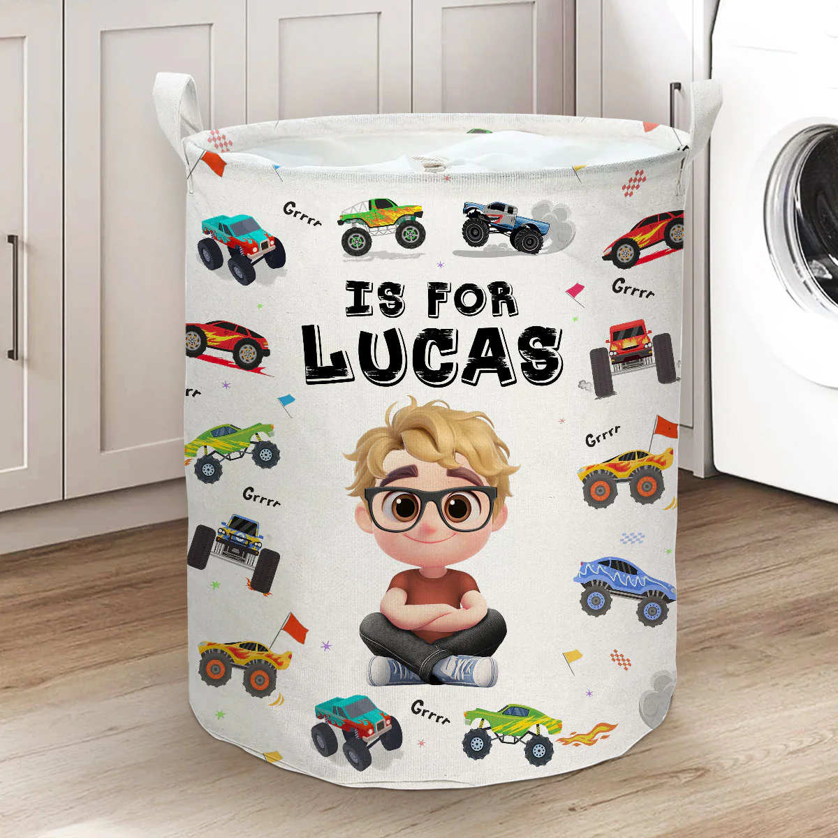 For Me Only - Personalized Custom Laundry Basket - Image 3