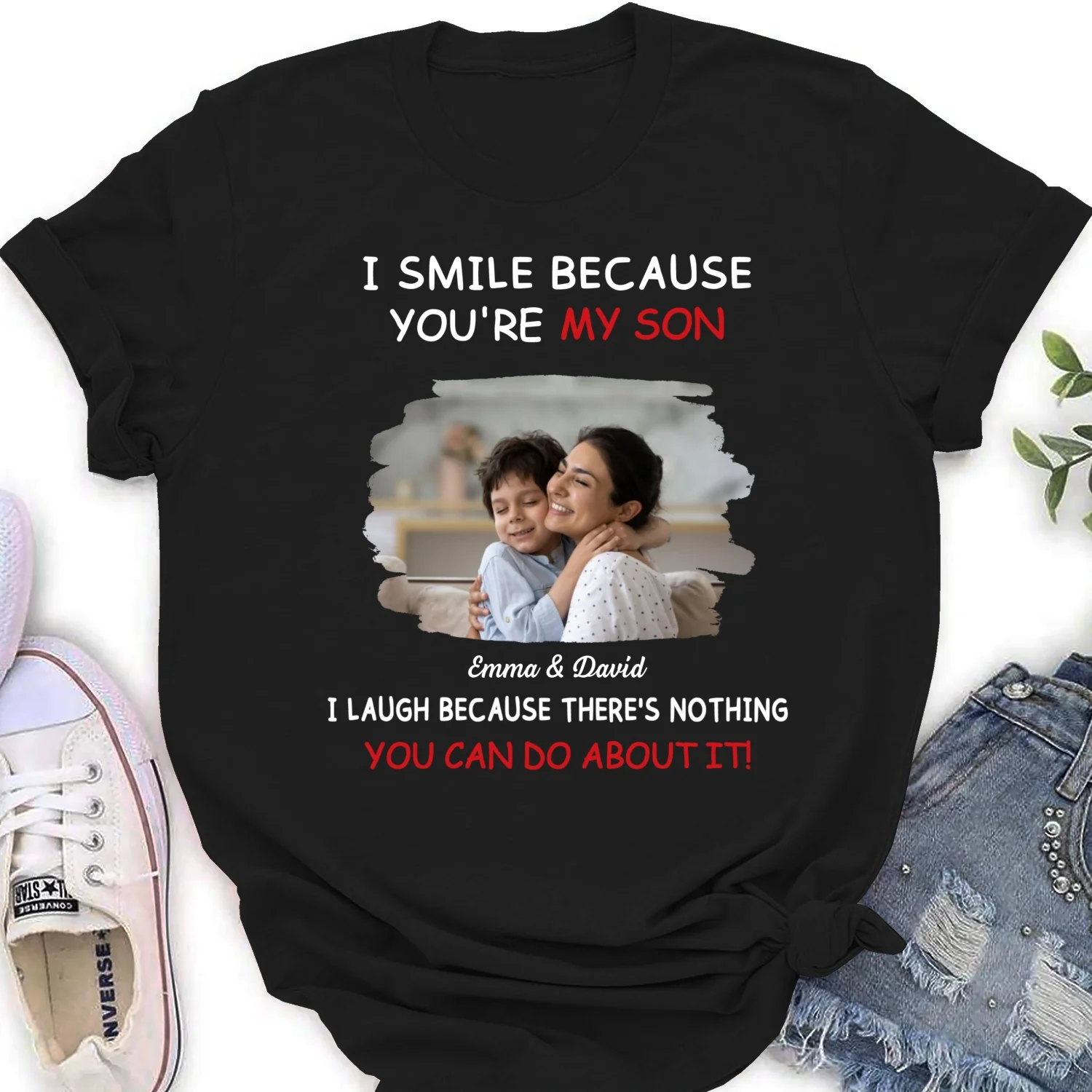 For Son Photo - Personalized Custom Shirt - Image 13