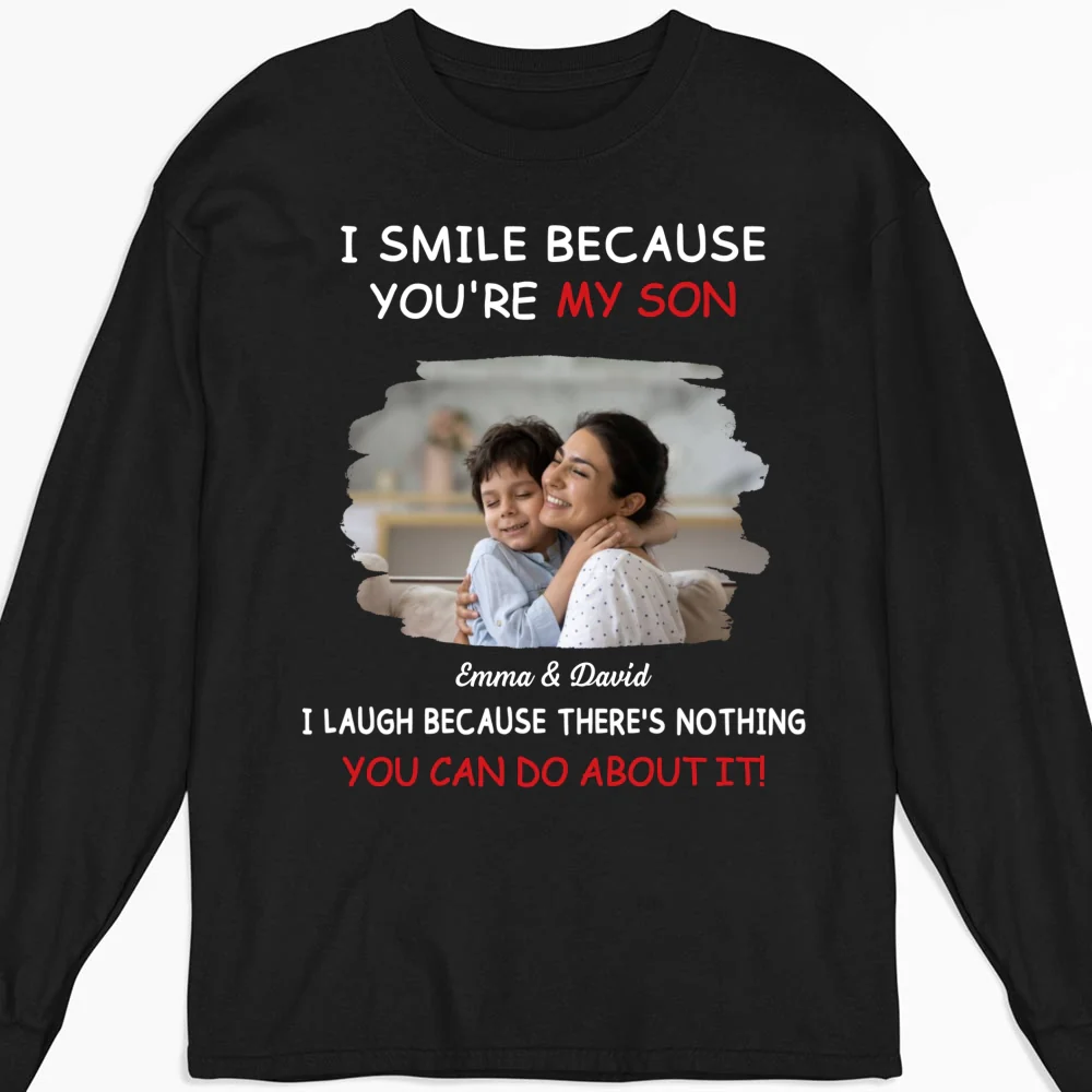 For Son Photo - Personalized Custom Shirt - Image 9