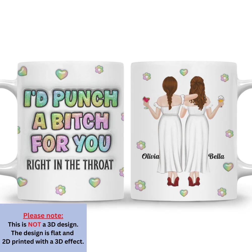 For You - Personalized Custom 3D Inflated Effect Mug - Image 6