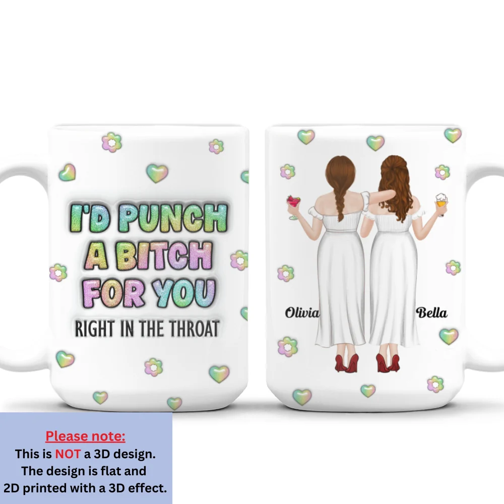 For You - Personalized Custom 3D Inflated Effect Mug - Image 7