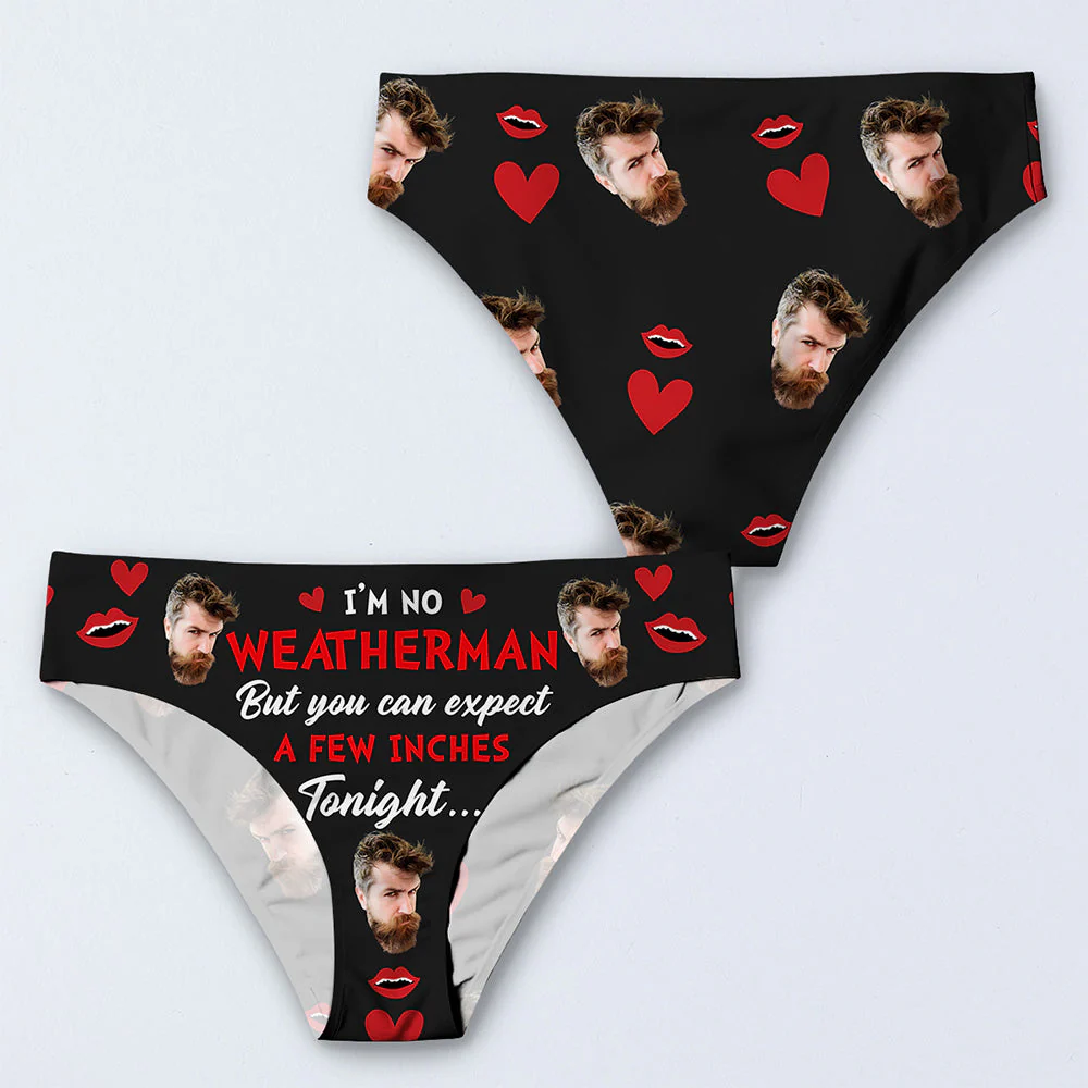 Forecast Says Inches Are Expected - Personalized Women Briefs - Image 2
