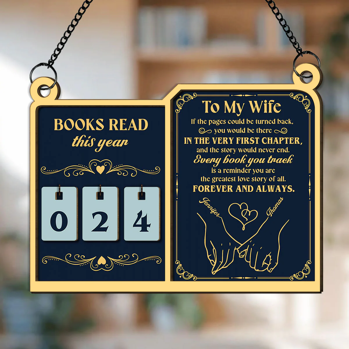 Forever And Always - Personalized Custom Tracker Sign - Image 3
