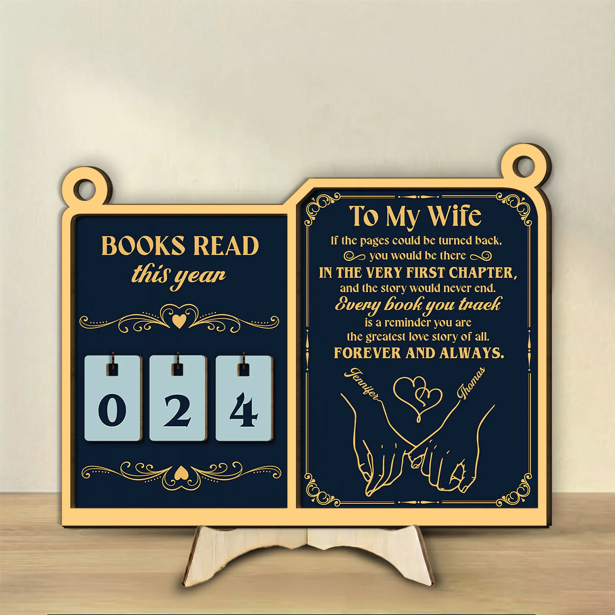 Forever And Always - Personalized Custom Tracker Sign - Image 4