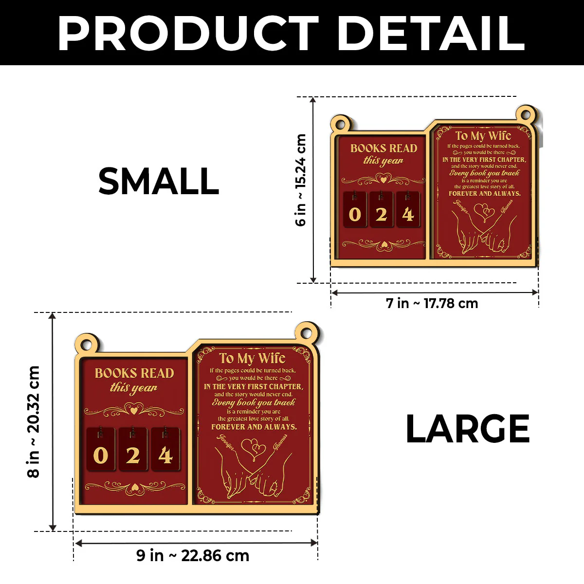 Forever And Always - Personalized Custom Tracker Sign - Image 6