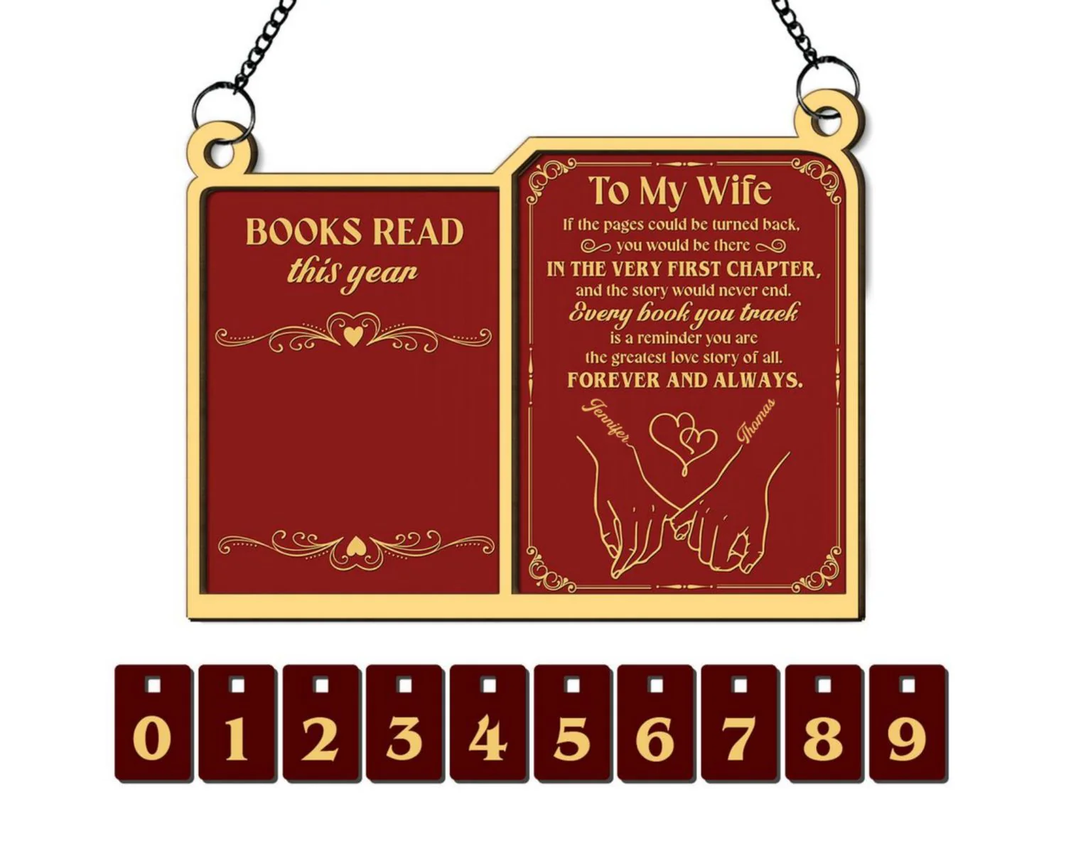 Forever And Always - Personalized Custom Tracker Sign - Image 7
