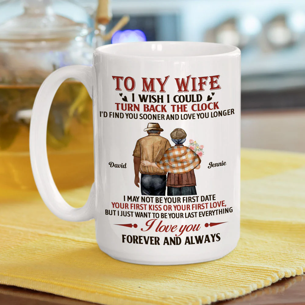 Forever And Always - Personalized Custom Coffee Mug - Image 6