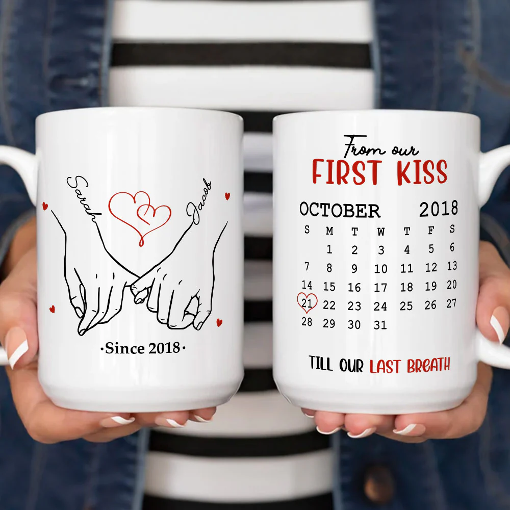 Forever And Always - Personalized Custom Coffee Mug - Image 4