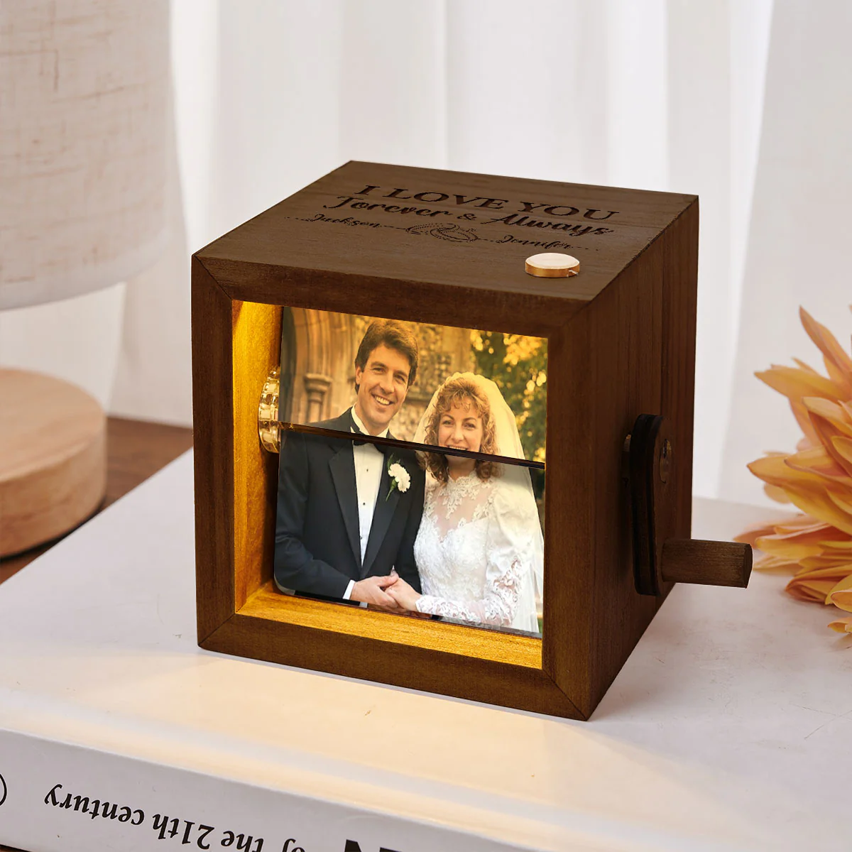 Forever And Always - Personalized Custom Photo Flipbook Animation Box - Image 2