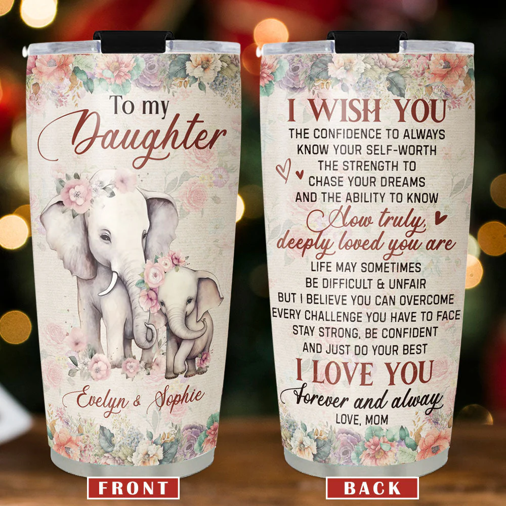 Forever And Always - Personalized Custom Tumbler - Image 3