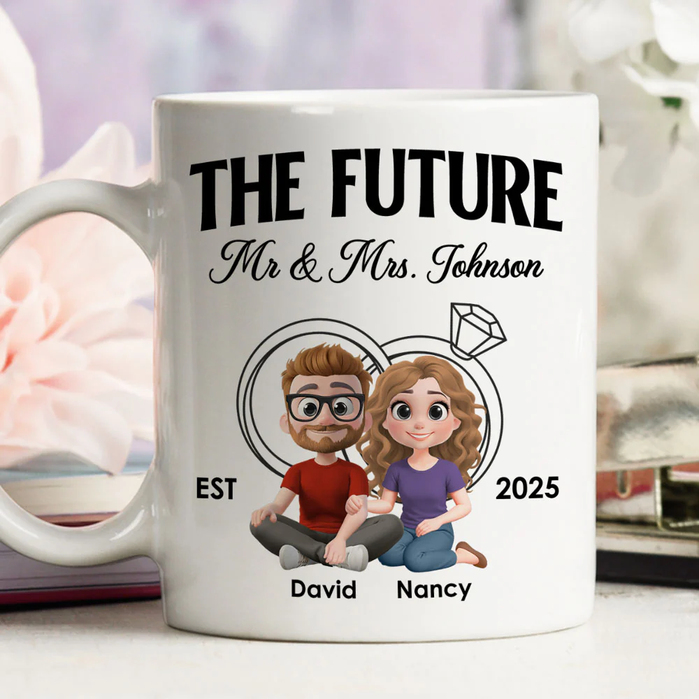 Forever And Always Us - Personalized Custom Coffee Mug - Image 2