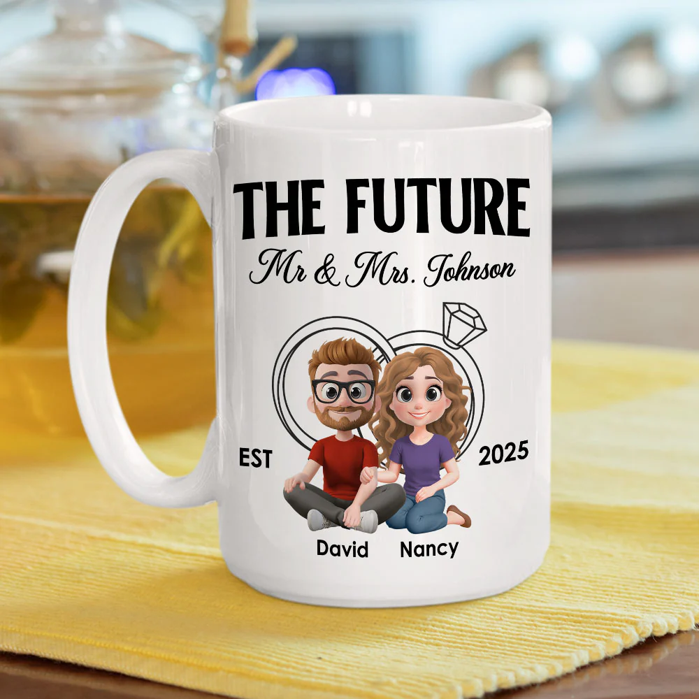 Forever And Always Us - Personalized Custom Coffee Mug - Image 3