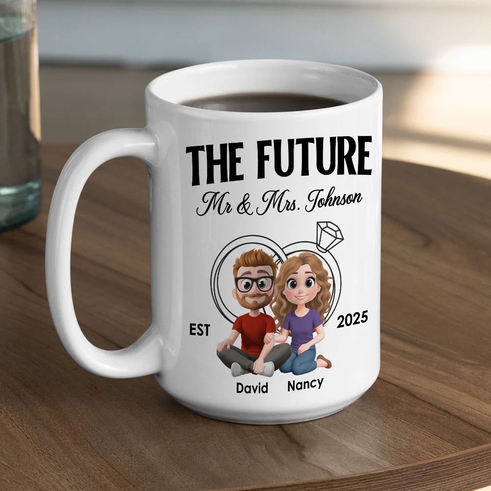 Forever And Always Us - Personalized Custom Coffee Mug - Image 4