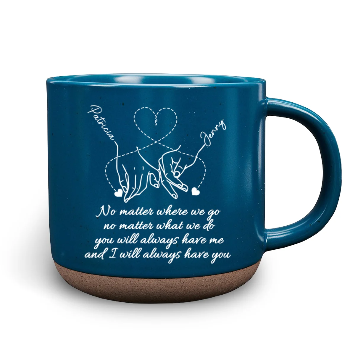 Forever Friends, Forever Young - Personalized Custom Pottery Mug - Image 7