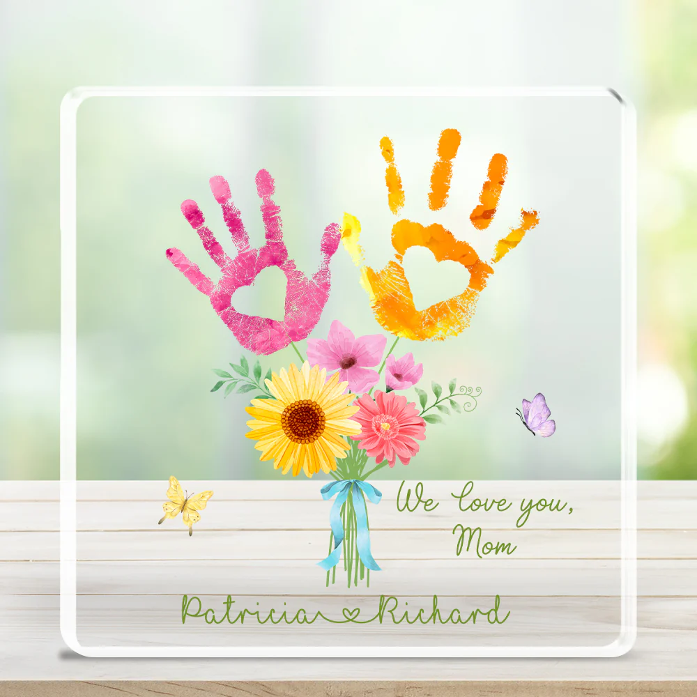 Forever Grateful Forever Loved - Personalized Custom Acrylic Plaque - Image 3