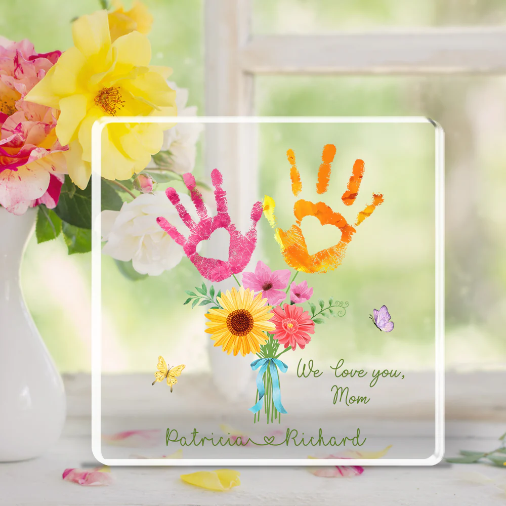 Forever Grateful Forever Loved - Personalized Custom Acrylic Plaque - Image 5
