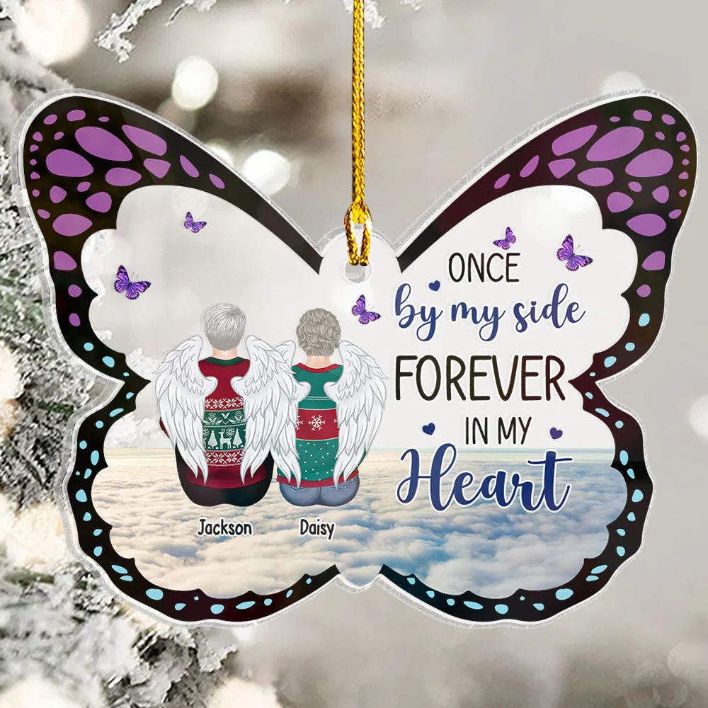 Forever In My Heart - Personalized Custom Acrylic Ornament - Image 2