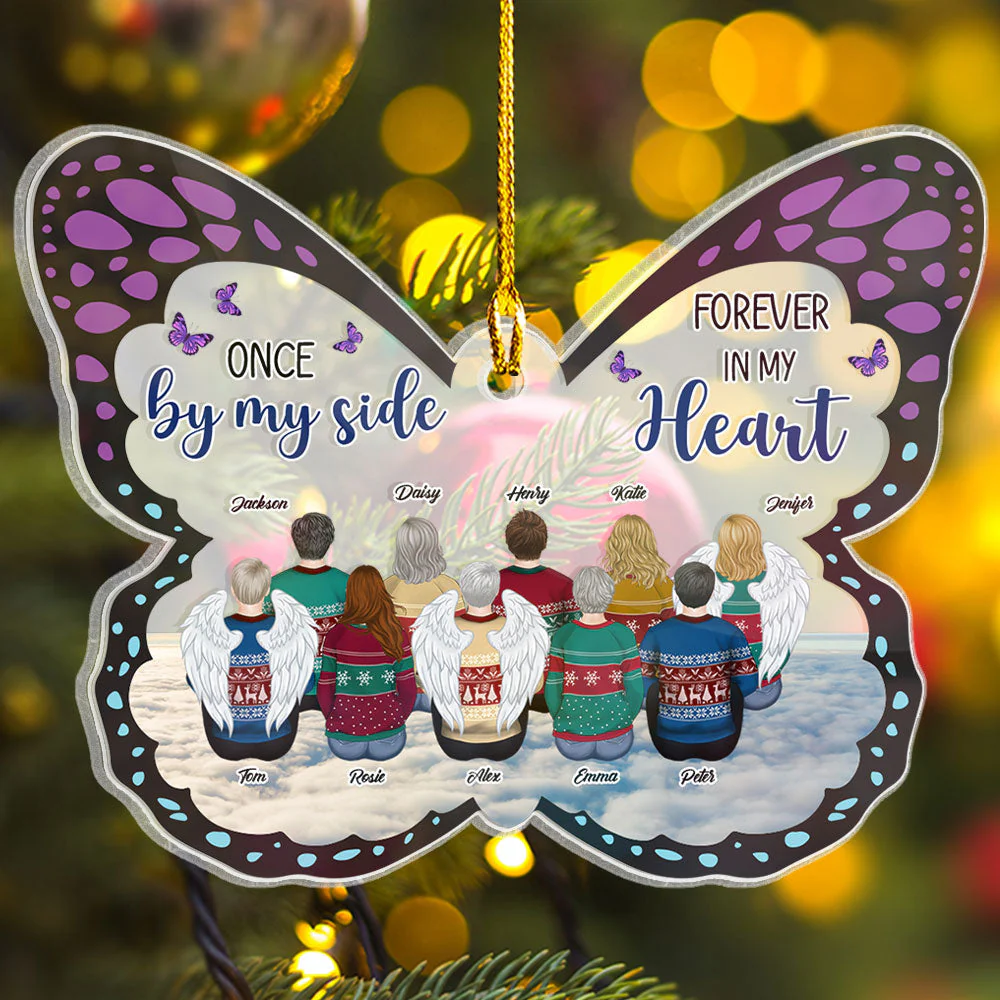 Forever In My Heart - Personalized Custom Acrylic Ornament - Image 3